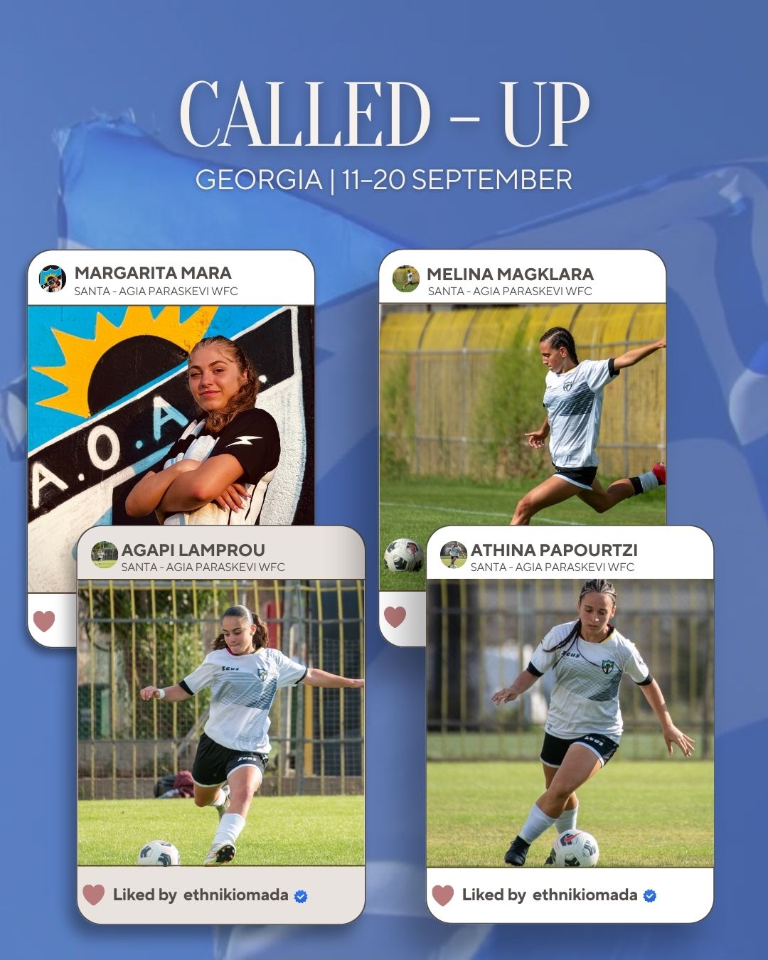 GENERAL 25 26 INSTAGRAM - Agia Paraskeui W.F.C - Santa W.F.C